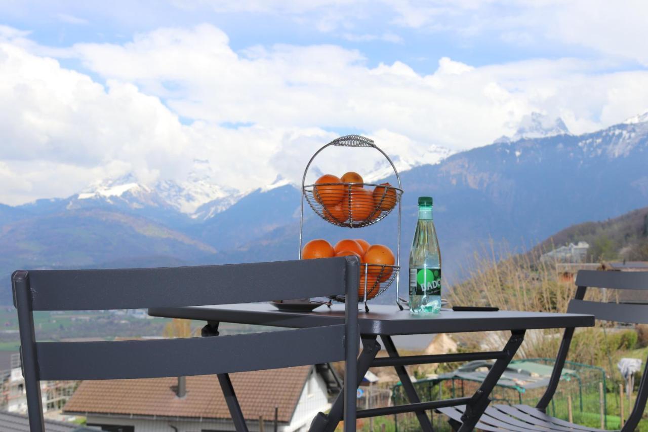 Ferienwohnung La Lapia Monthey Exterior foto